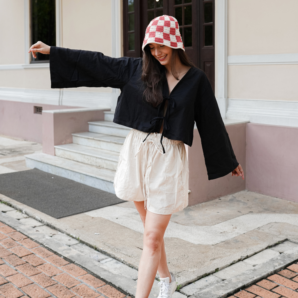 Short coton Coupe Style Jupe-Culotte