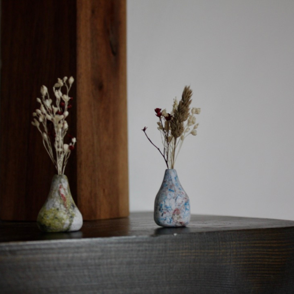 Mini Vase en Papier Recyclé 2,5 cm