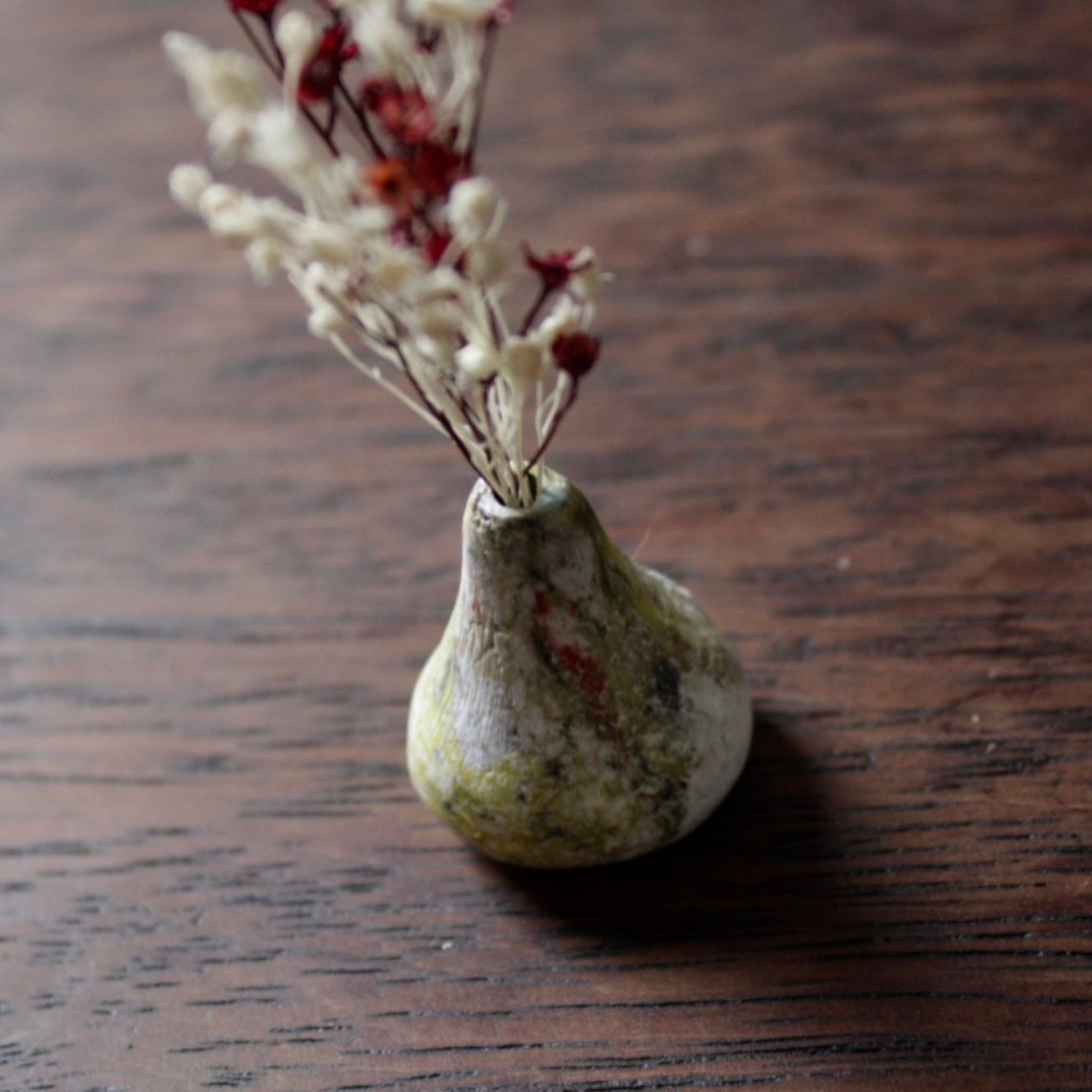 Mini Vase en Papier Recyclé 2,5 cm