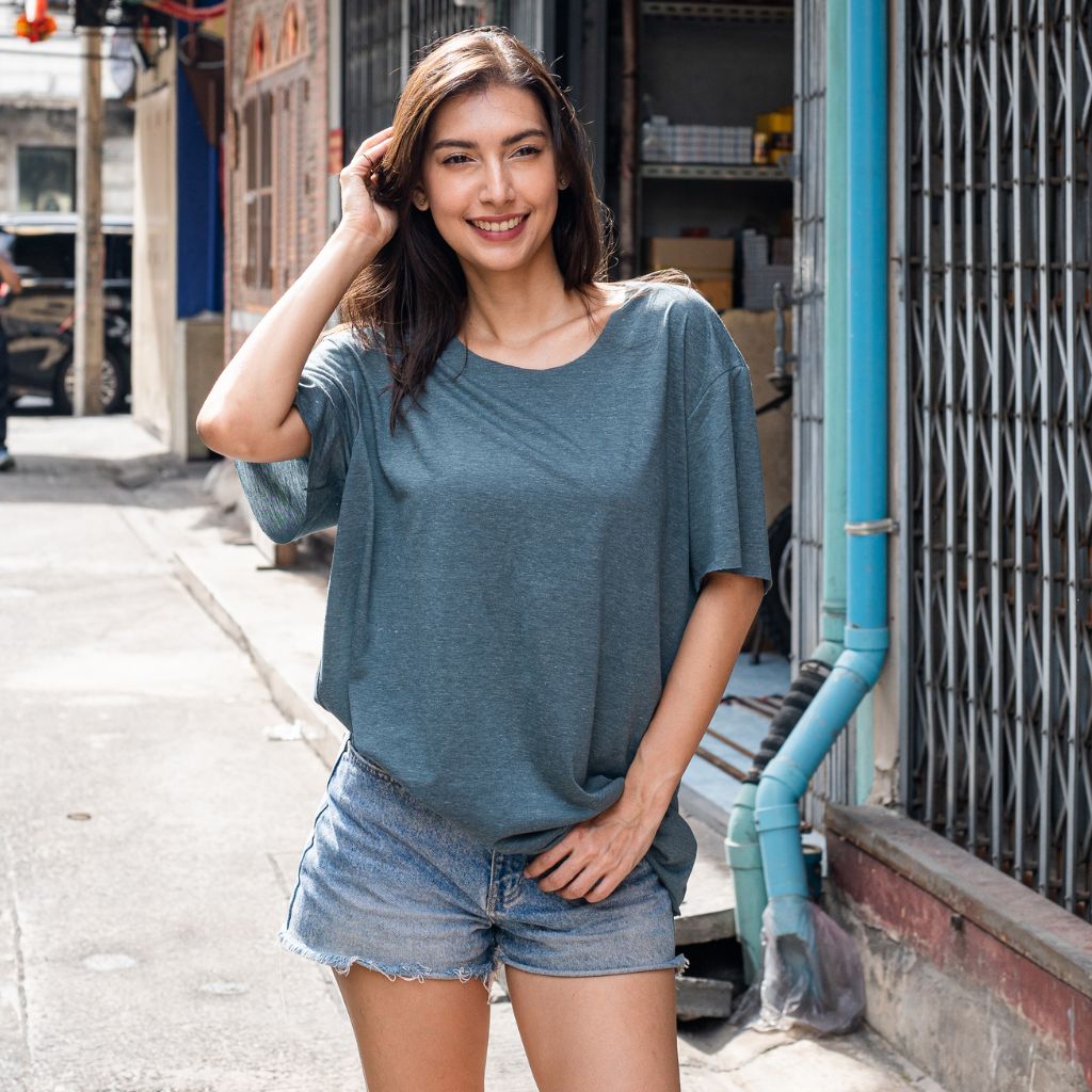 T-shirt unisexe jersay de coton