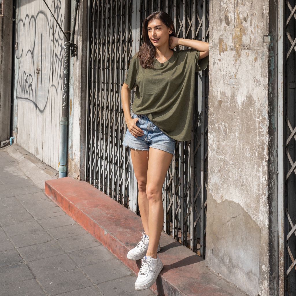T-shirt unisexe jersay de coton