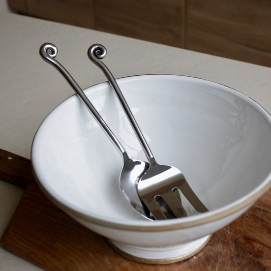 Couverts à Salade en Acier Inoxydable – Boucle