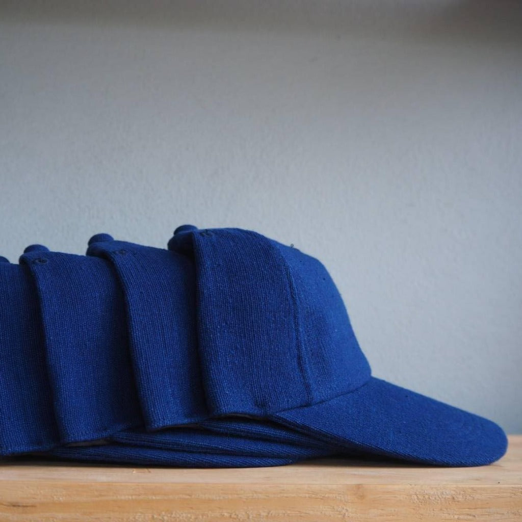 Casquette indigo unisexe