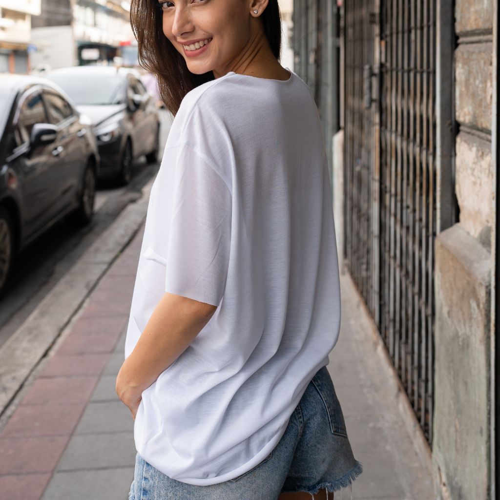 T-shirt unisexe jersay de coton