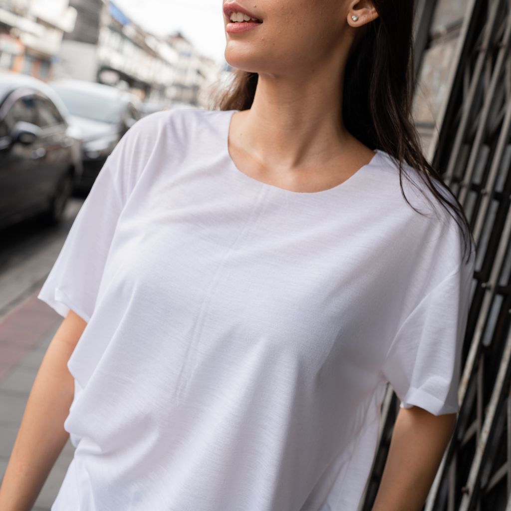 T-shirt unisexe jersay de coton