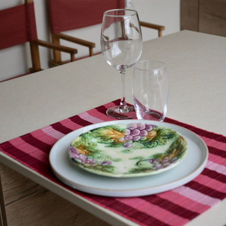 set de table fibre naturelle bambou