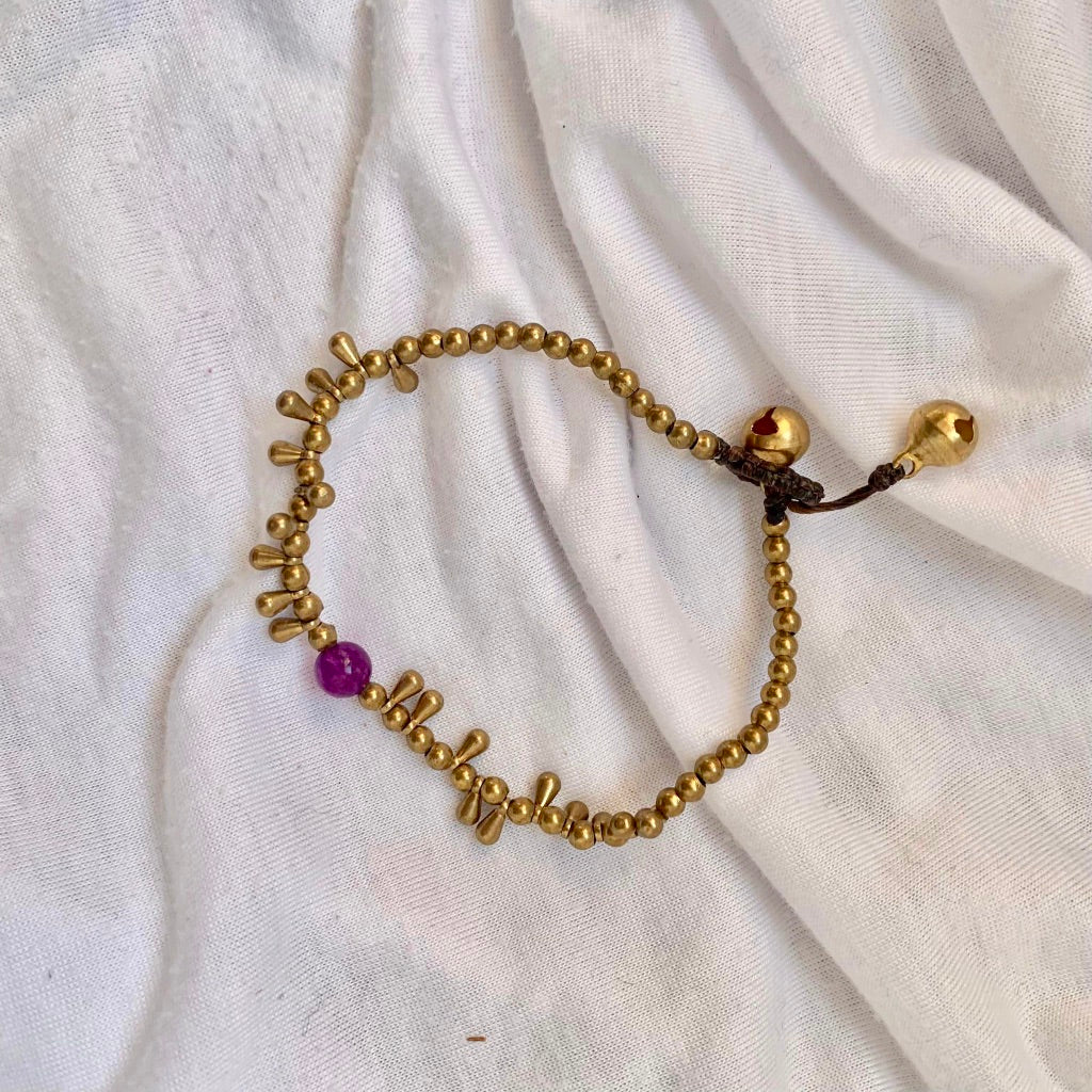 Bracelet doré pierres Clarky