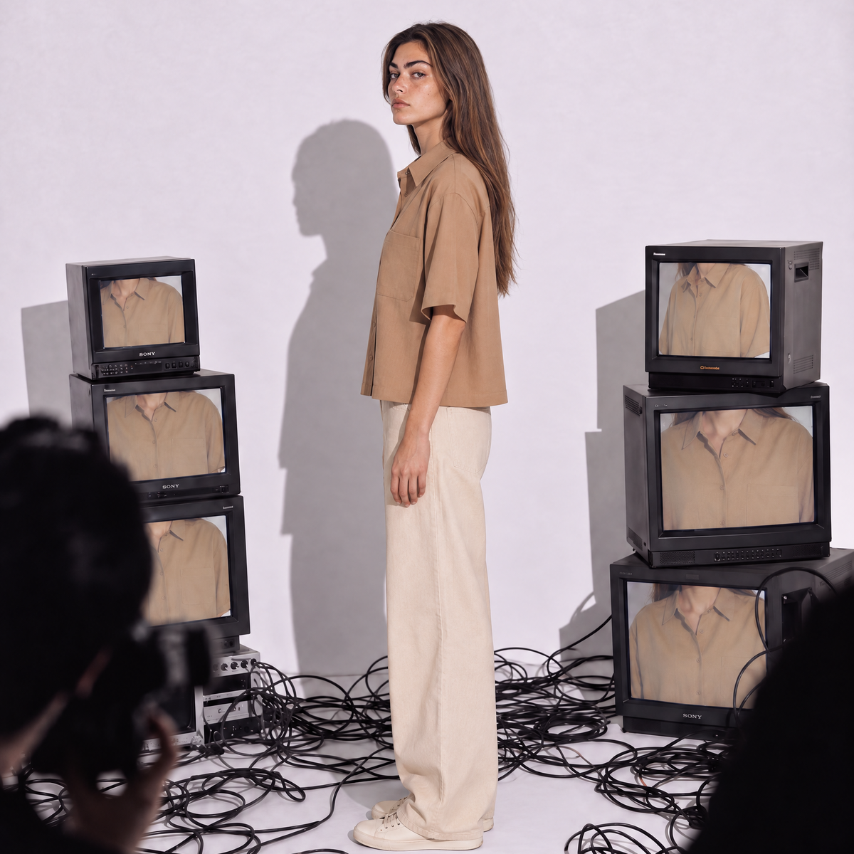 Chemise Manches Courtes en Coton - Look Rétro avec Teinture Naturelle