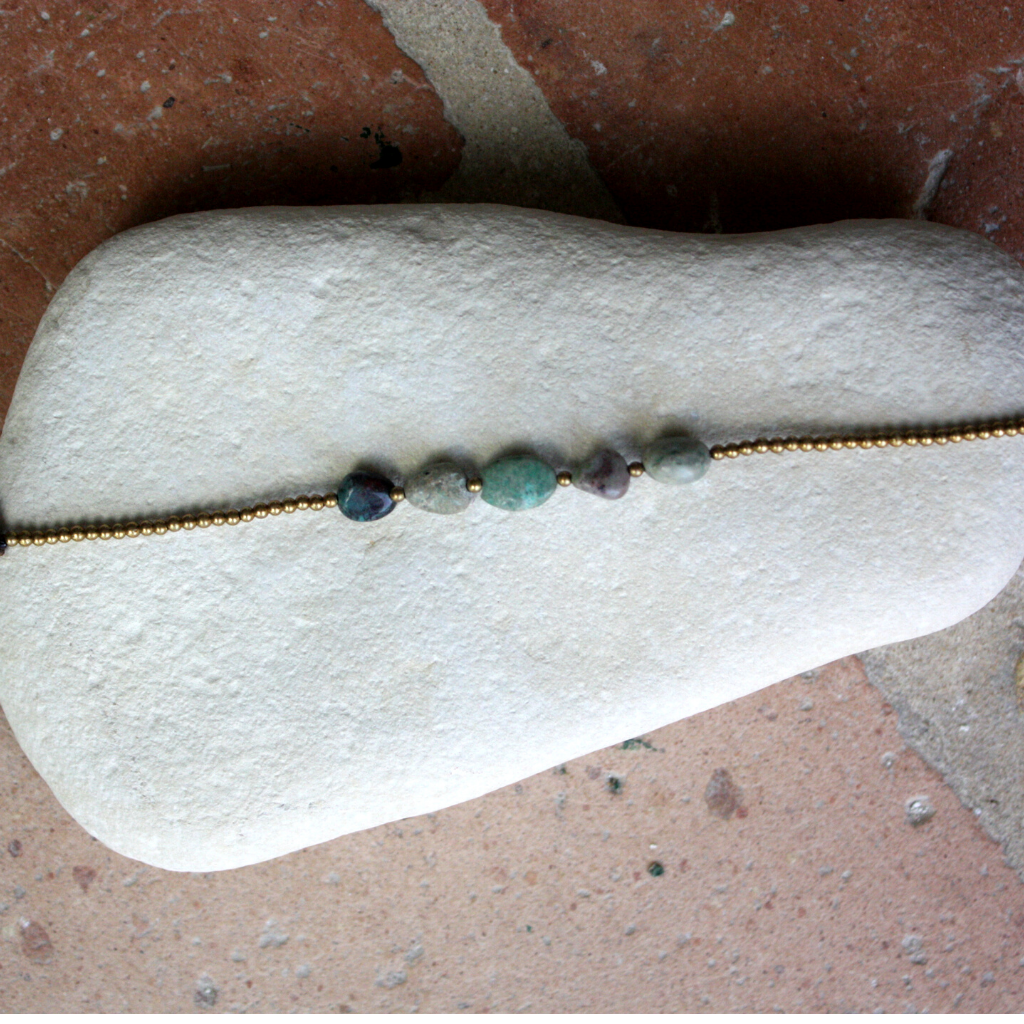 Bracelets en pierres Amazonite