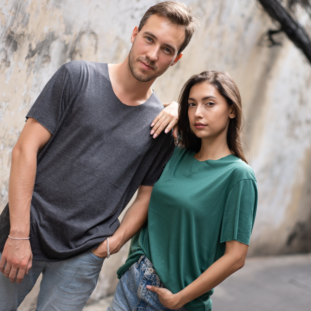 T-shirt unisexe jersay de coton