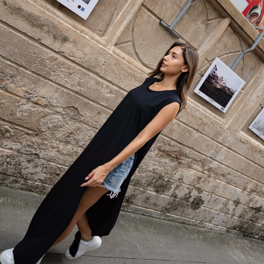 Tunique Noire Femme