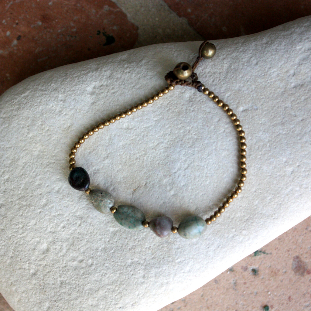 Bracelets en pierres Amazonite