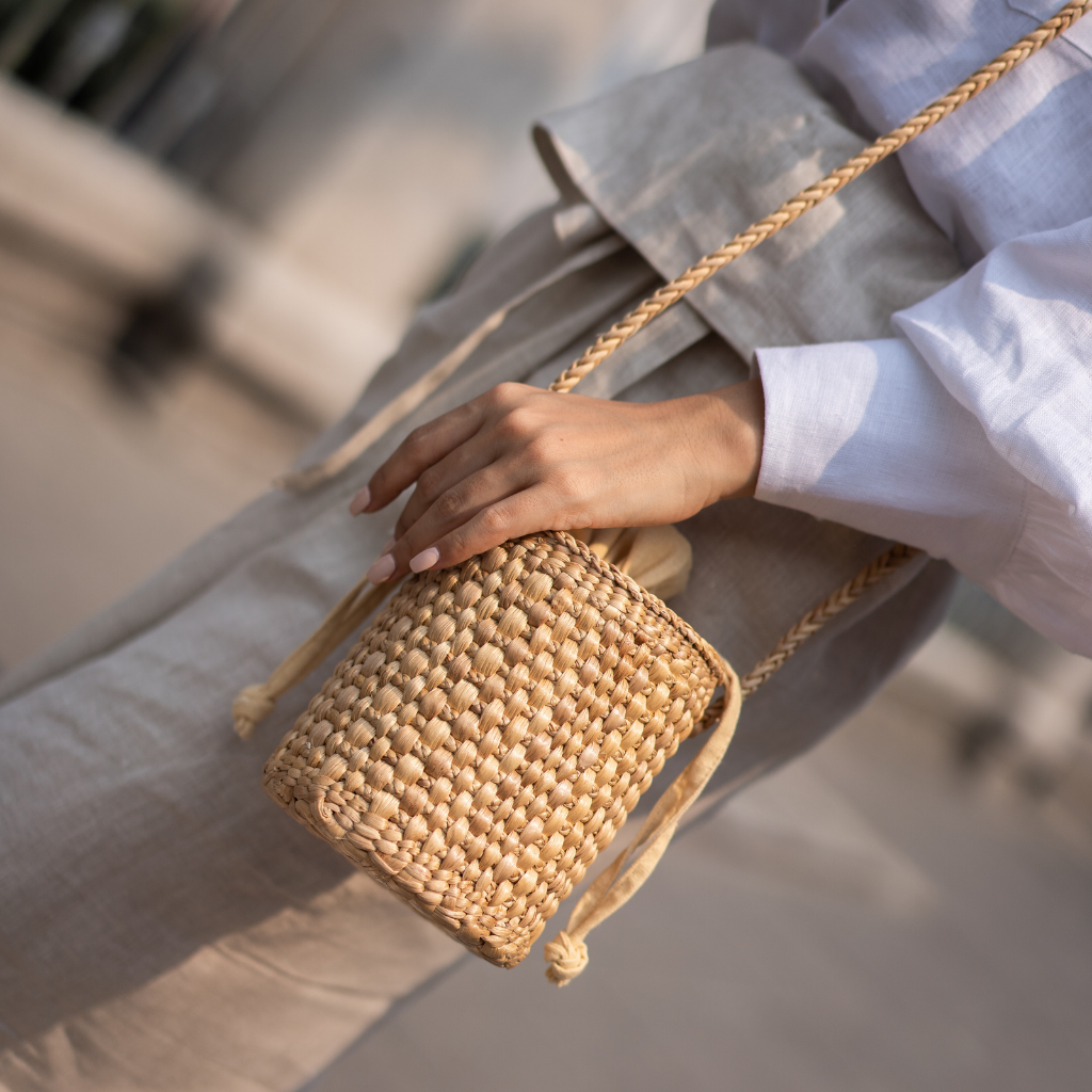 Mini sac en Jacinthe d'Eau