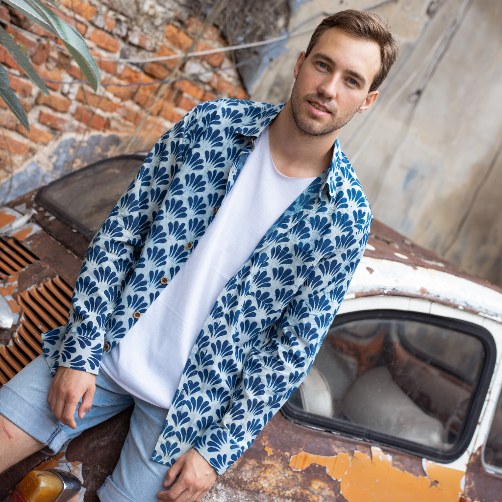 Chemise Homme Coton Lotus