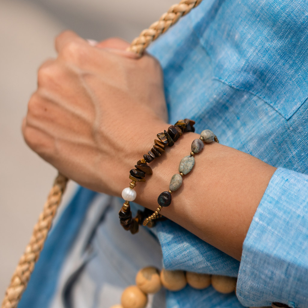 Bracelets pierres et perle Zazi