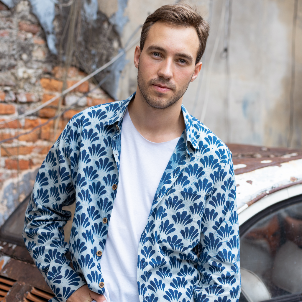 Chemise Homme Coton Lotus