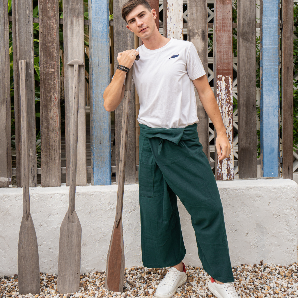 Pantalon de Pêcheur Unisexe Vert
