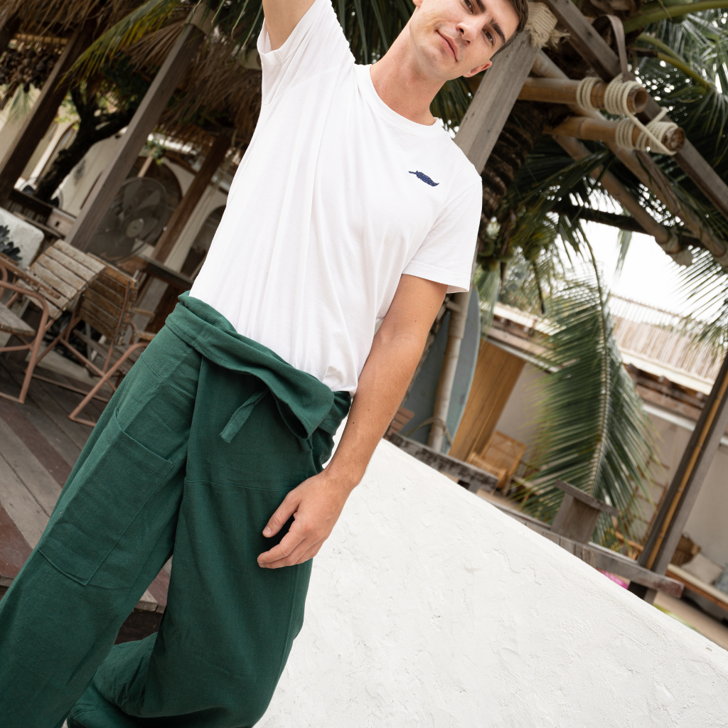 Pantalon de Pêcheur Unisexe Vert