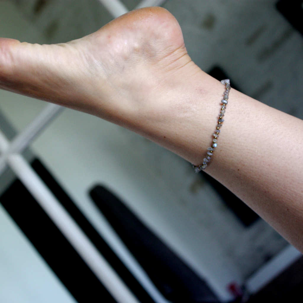 Bracelets Chevilles Pierres de Lune