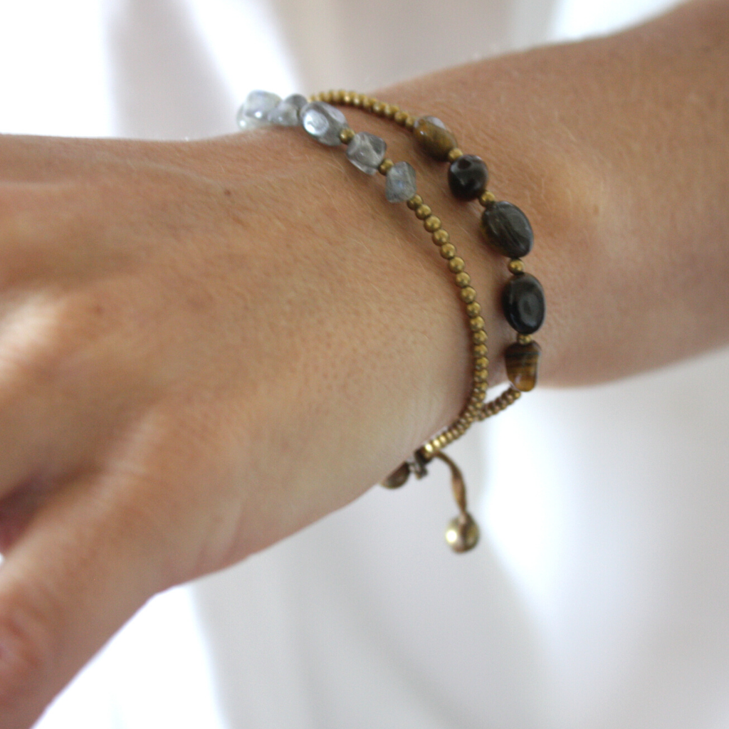 Bracelets en pierres Popy
