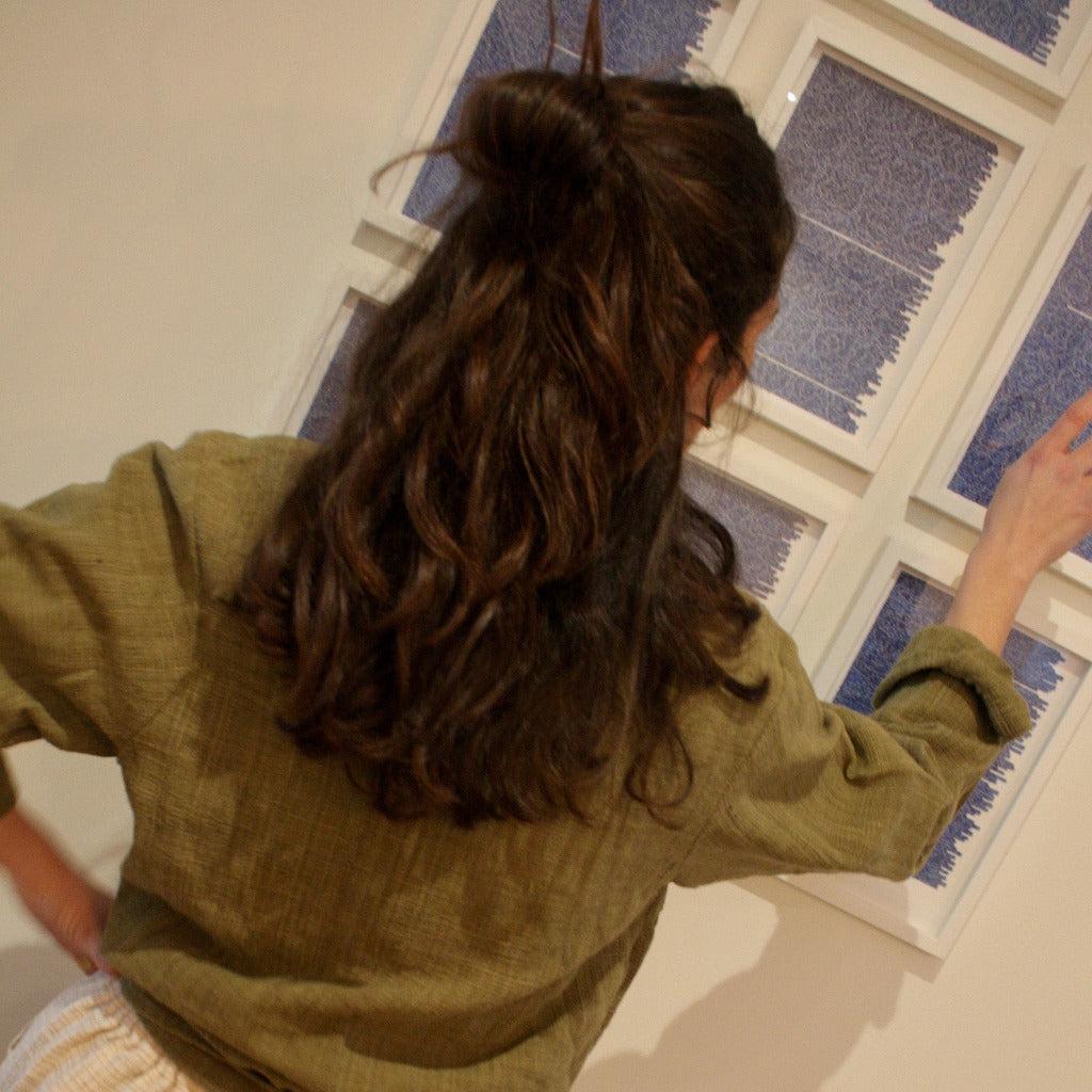 Chemise Oversize Femme Kaki