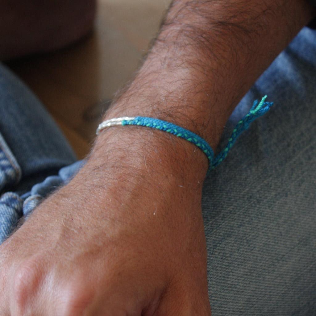 Bracelet Argent Artisanal Homme