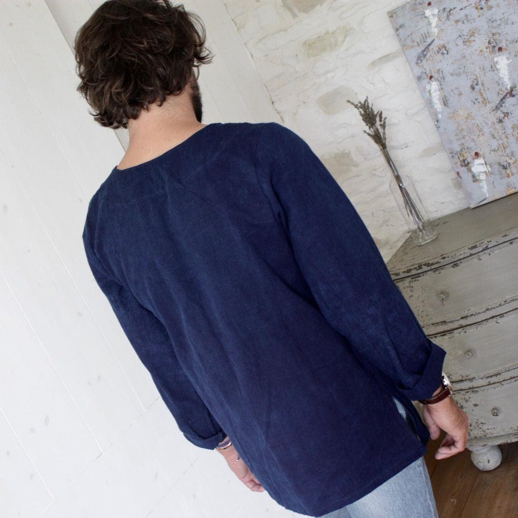 Veste Homme Indigo Coton
