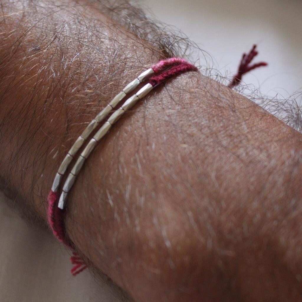 Bracelet Argent Artisanal Homme