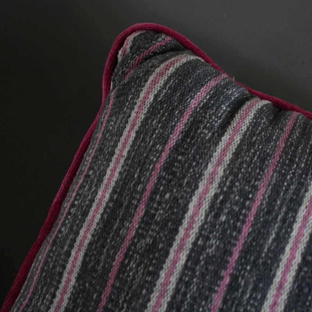 Coussin Coton Vintage Rose