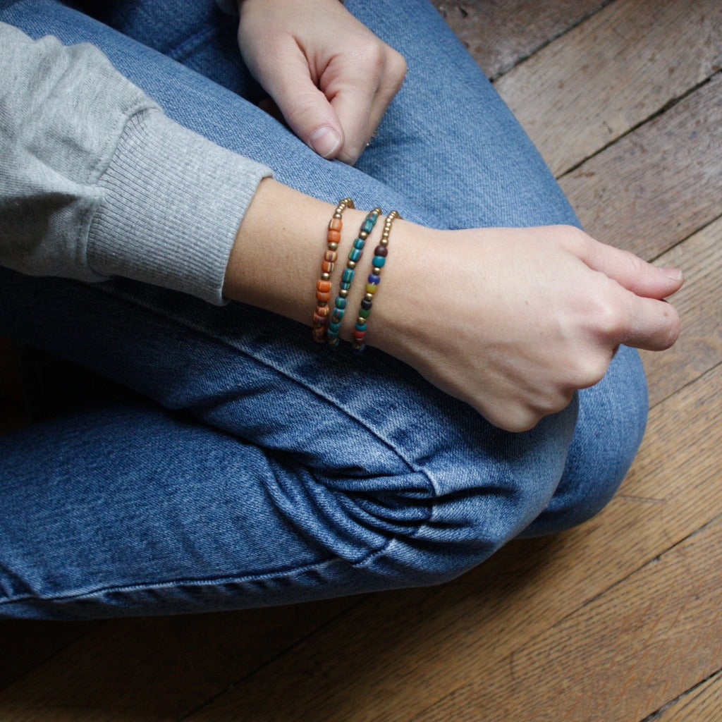 Bracelets en pierres du Népal