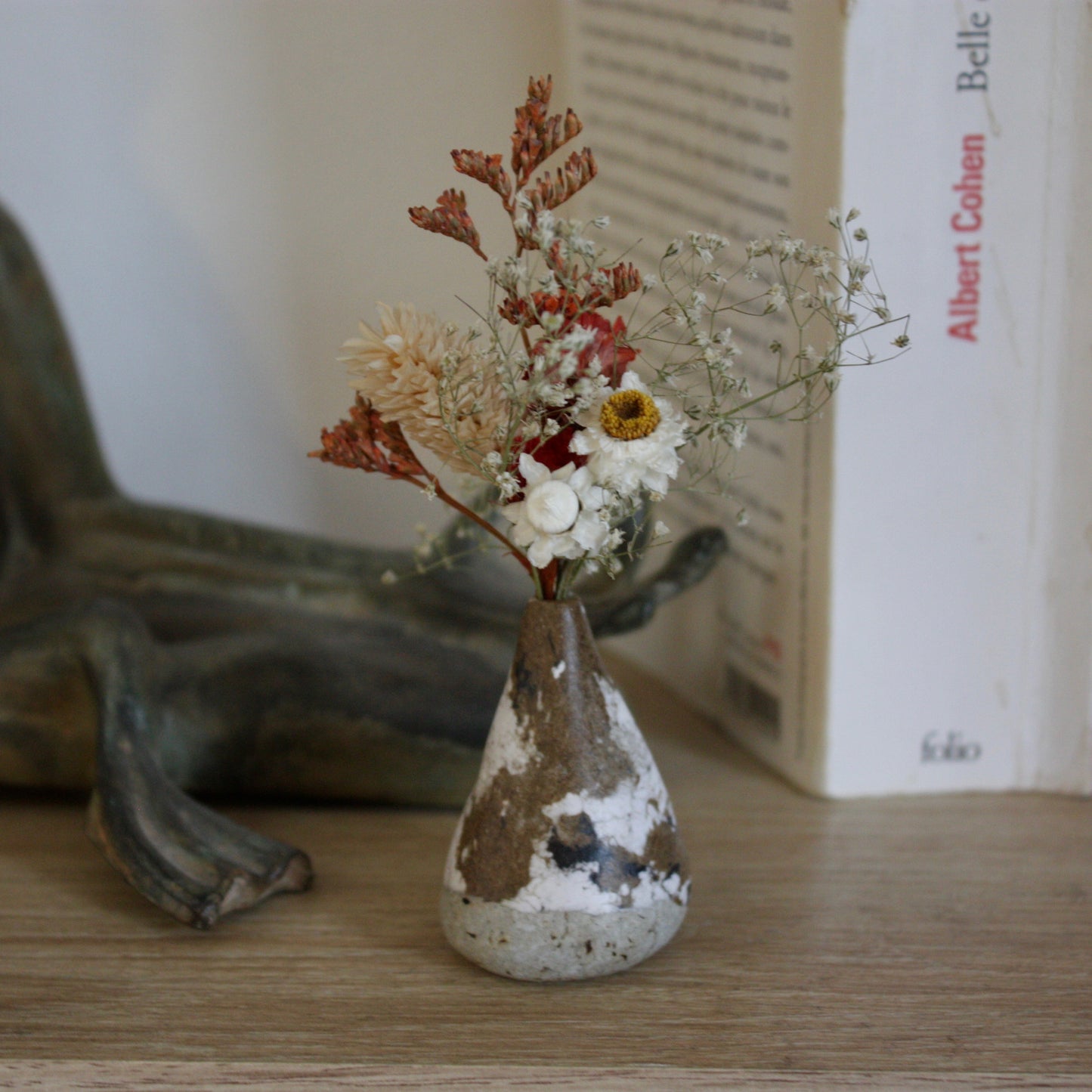 Mini Vase en Papier Recyclé pour Fleurs Séchées - 5 cm