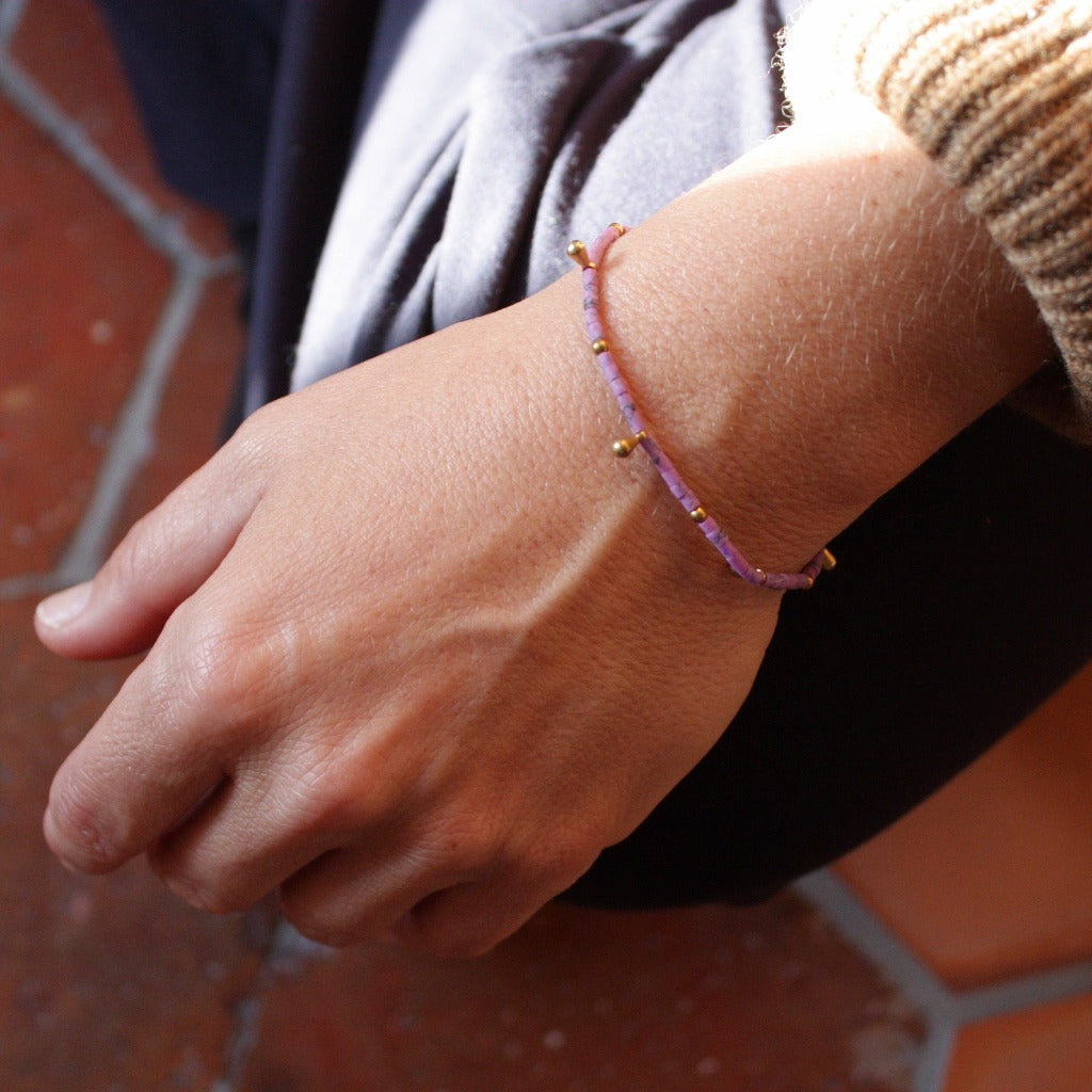 Bracelet pierres fines du Népal