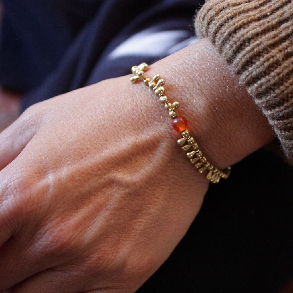 Bracelet doré pierres Clarky