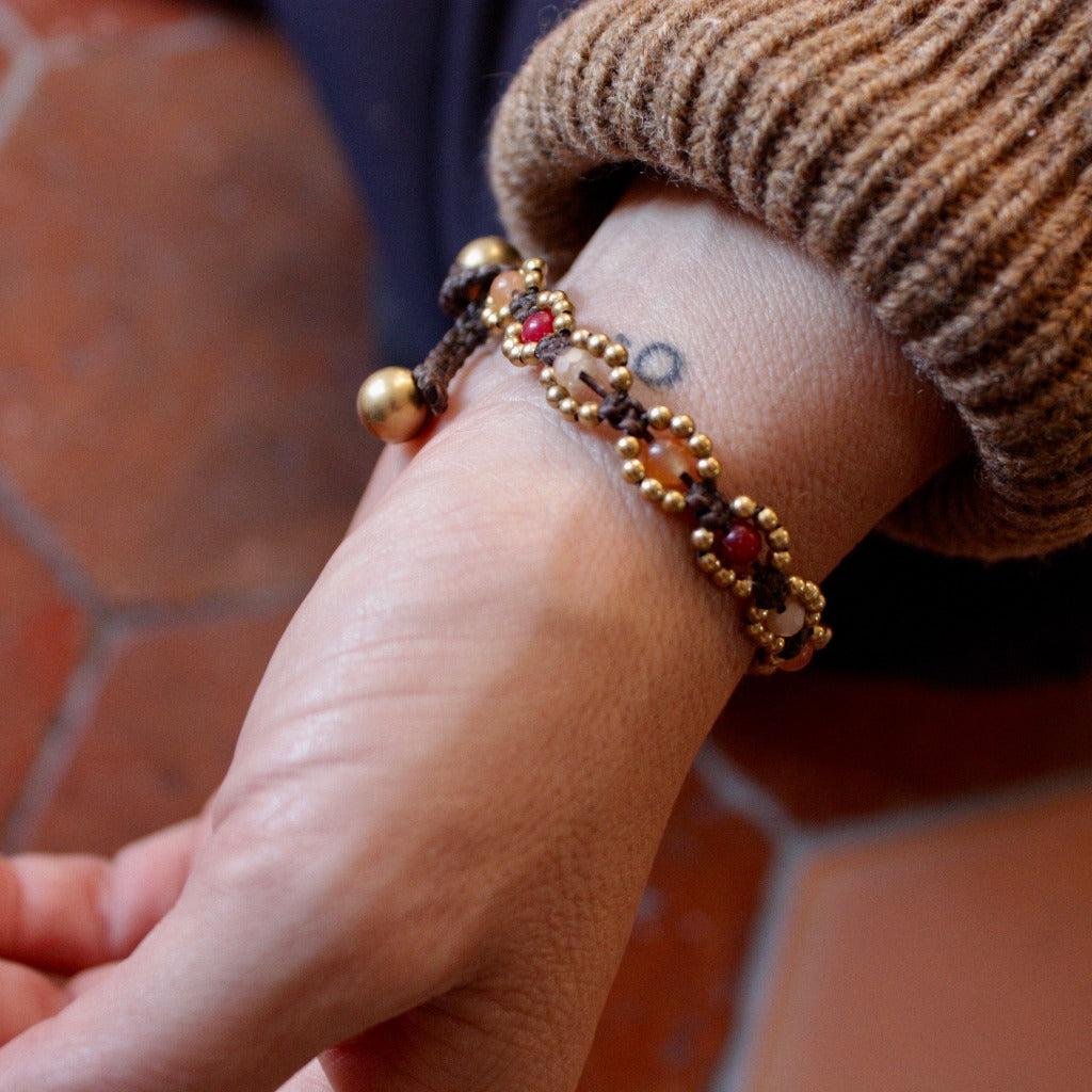 Bracelets pierres Capucine