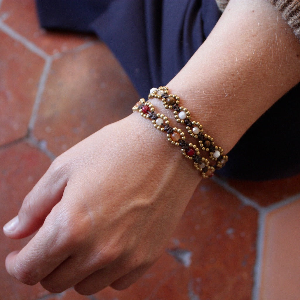 Bracelets pierres Capucine