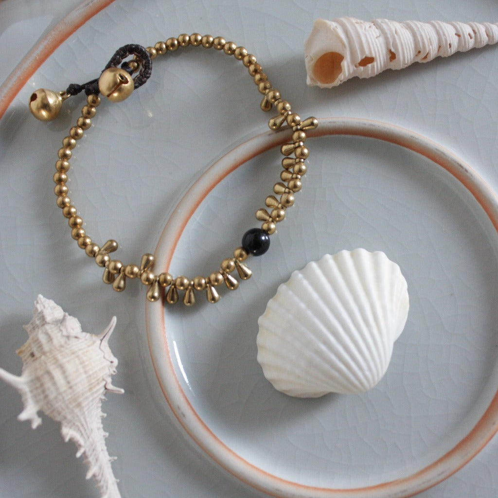 Bracelet doré pierres Clarky