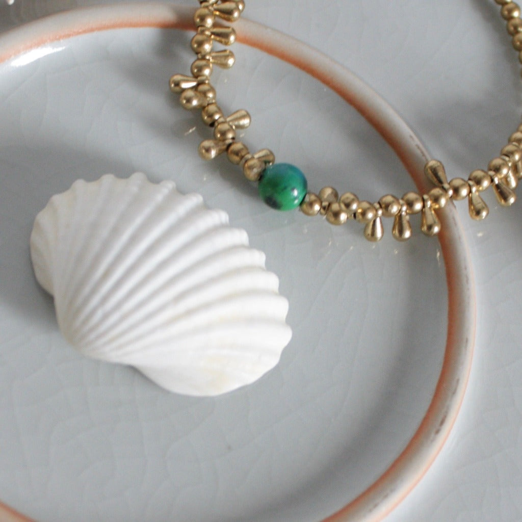 Bracelet doré pierres Clarky