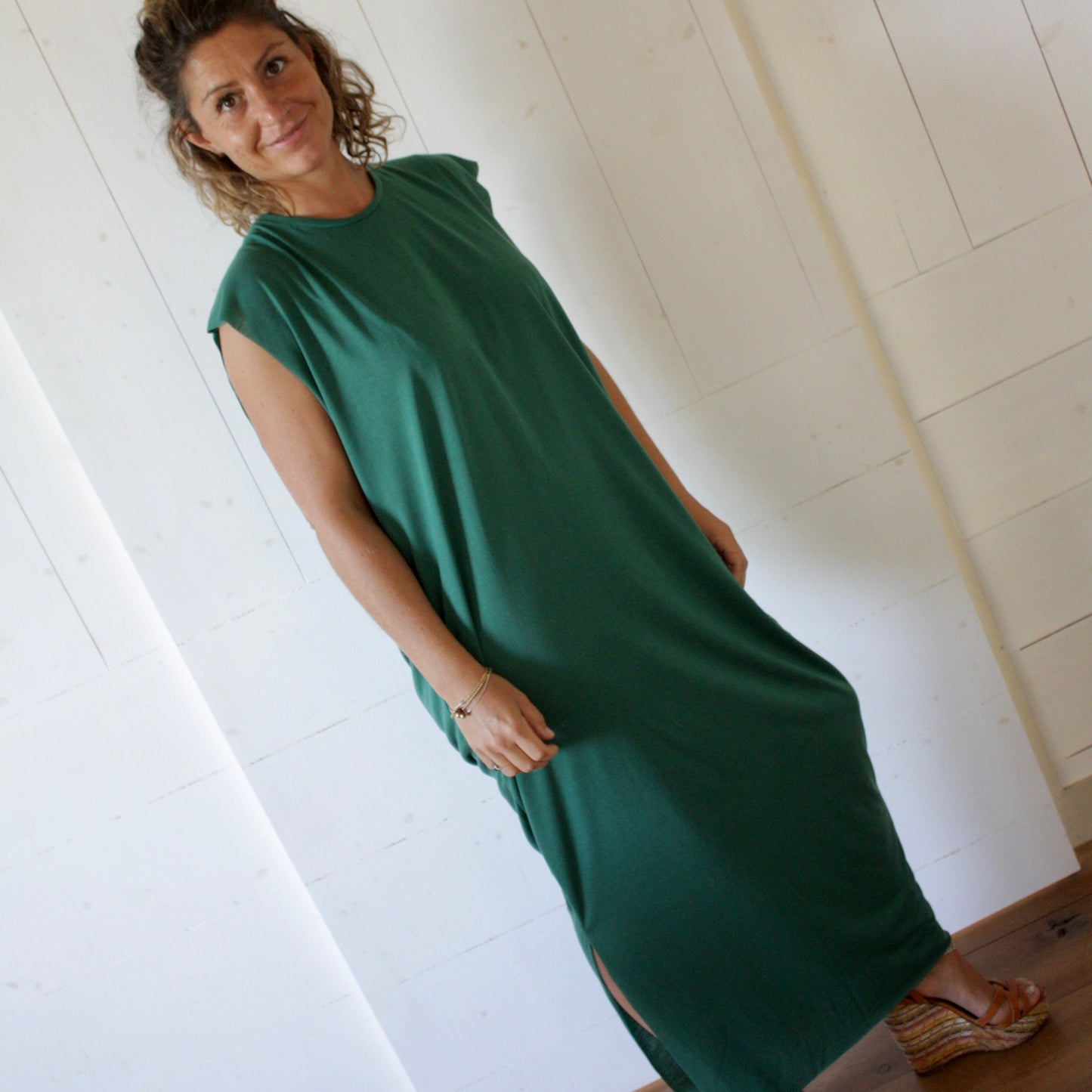 Robe plissée Femme
