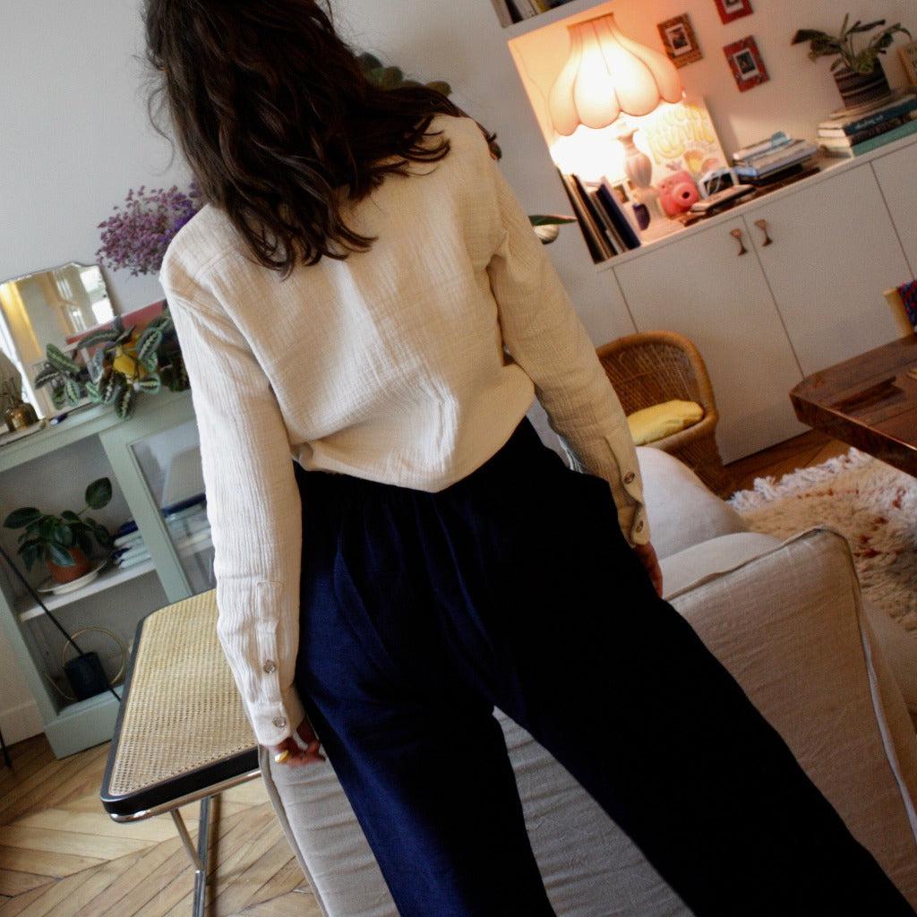 Pantalon Indigo Naturel-Dame Pach Bangkok