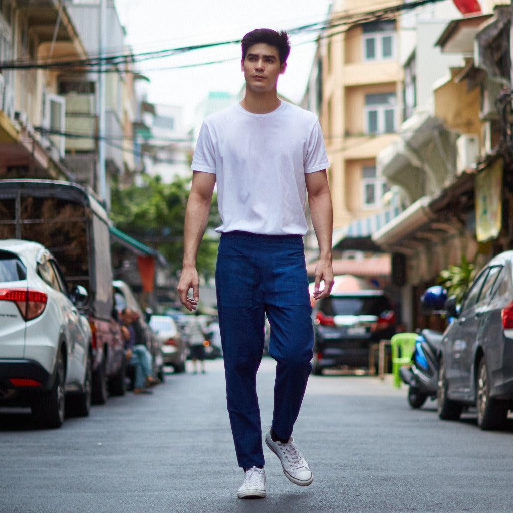 Pantalon Indigo Homme