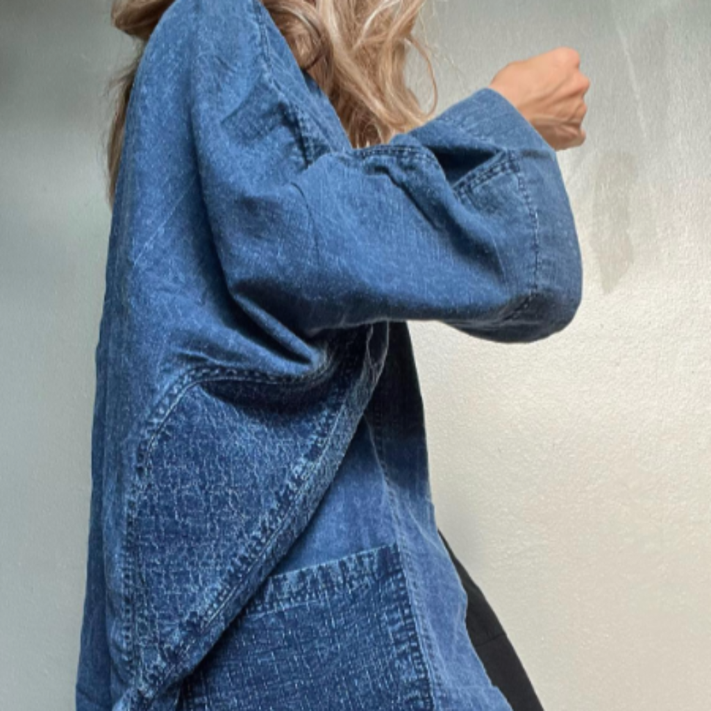 Veste Kimono coton délavé