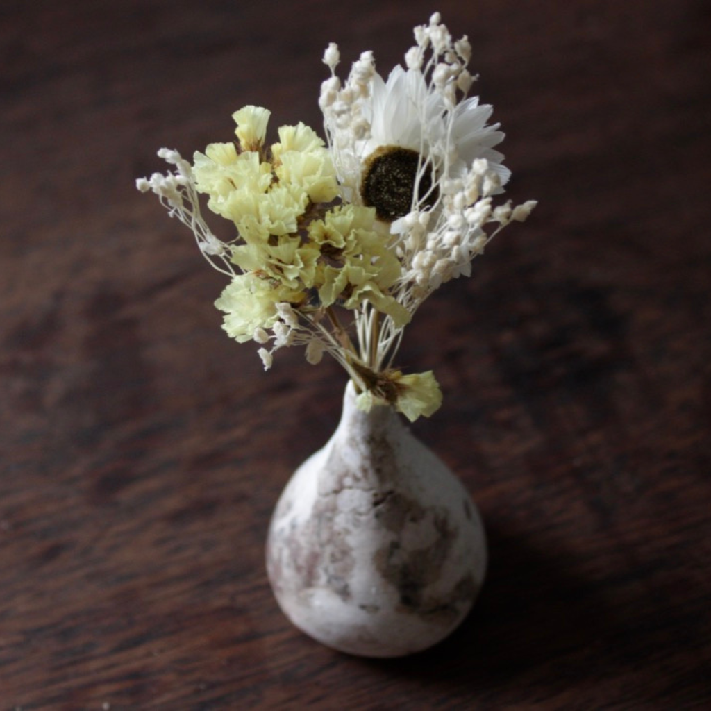 Vase en Papier Recyclé de 7 cm - Création Artisanale Unique