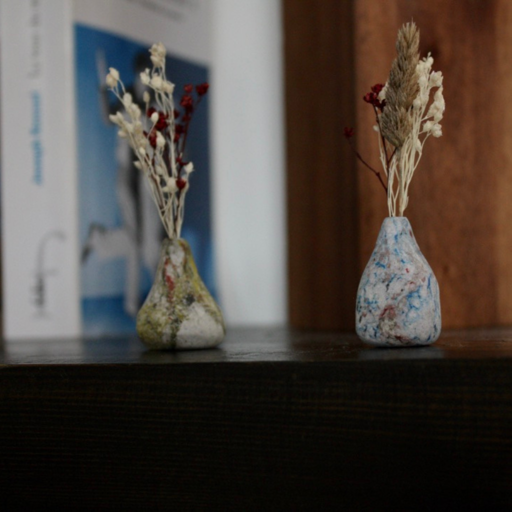 Mini Vase en Papier Recyclé 2,5 cm