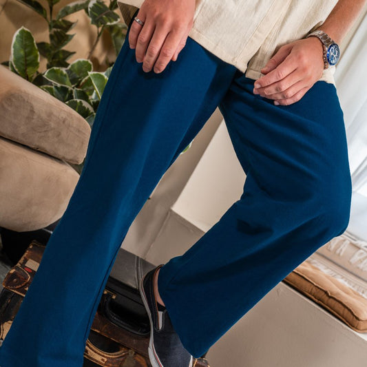 Pantalon Tom unisexe en coton à coloration naturelle – vue 2