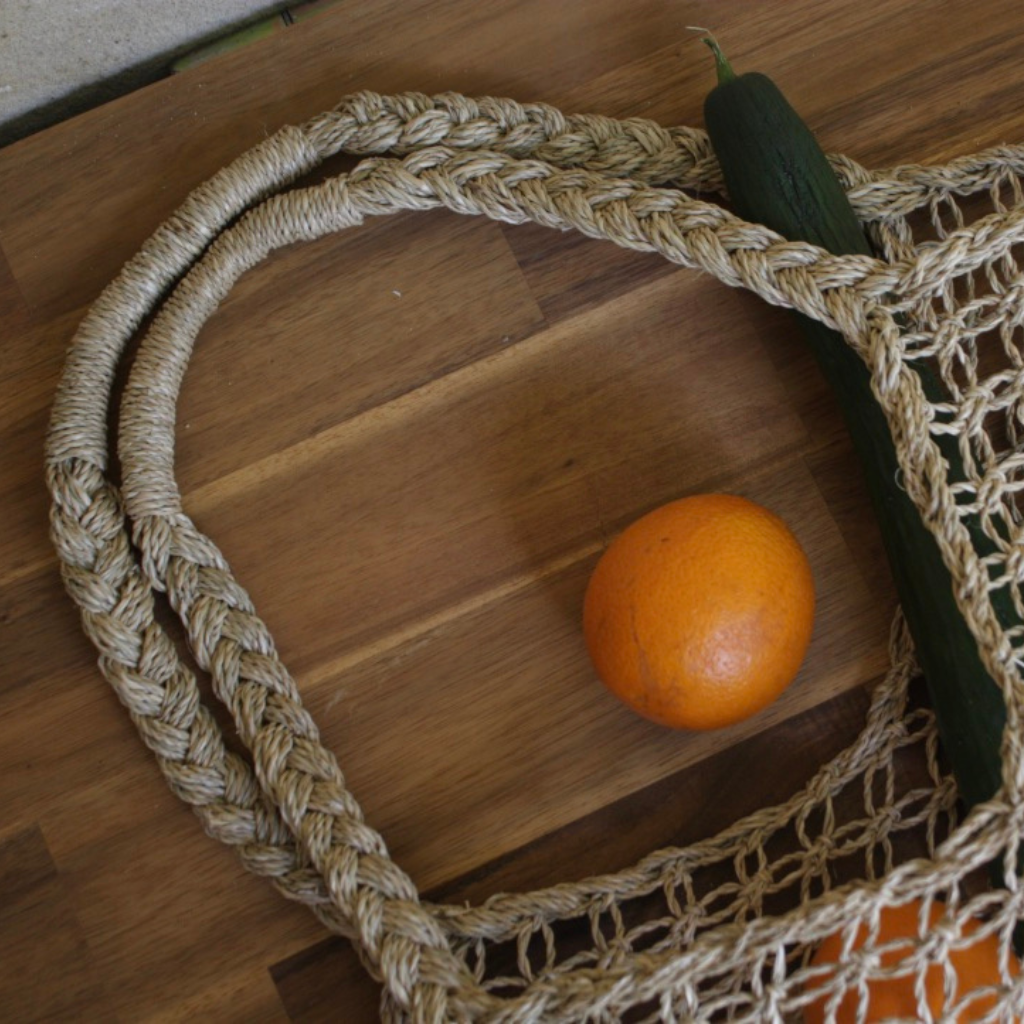 Panier tressé palmier Courtney - Élégance naturelle & artisanat éthique