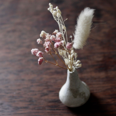 Vase en Papier Recyclé 5 cm Gris