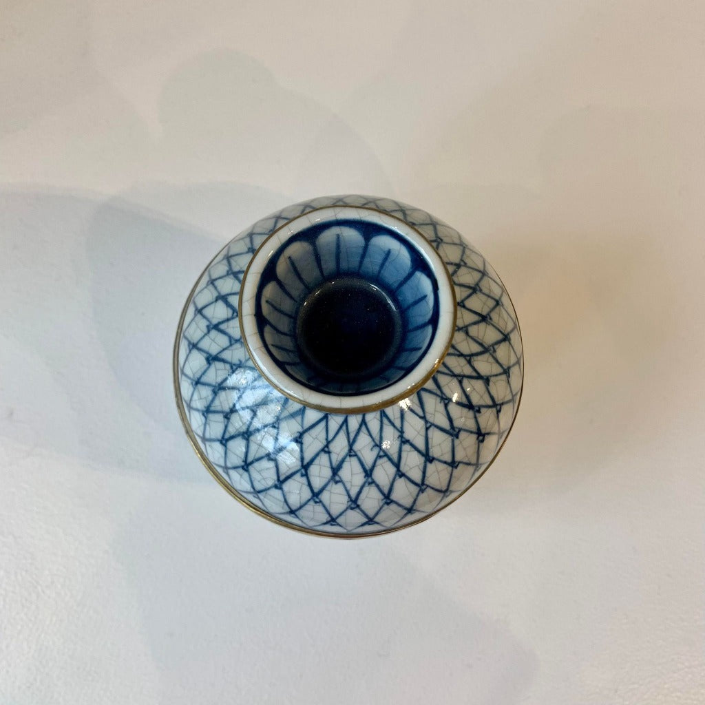 Jarre en Céramique Bleue