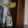 Vase en Papier Recyclé de 7 cm pour Fleurs Séchées - Œuvre Unique Fait Main