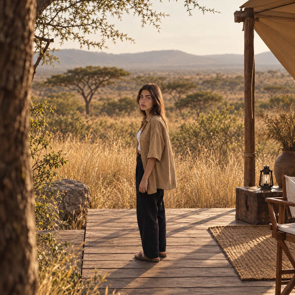 Chemise Safari Oversized