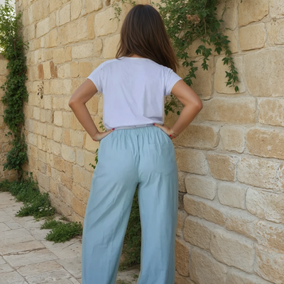 pantalon femme coton